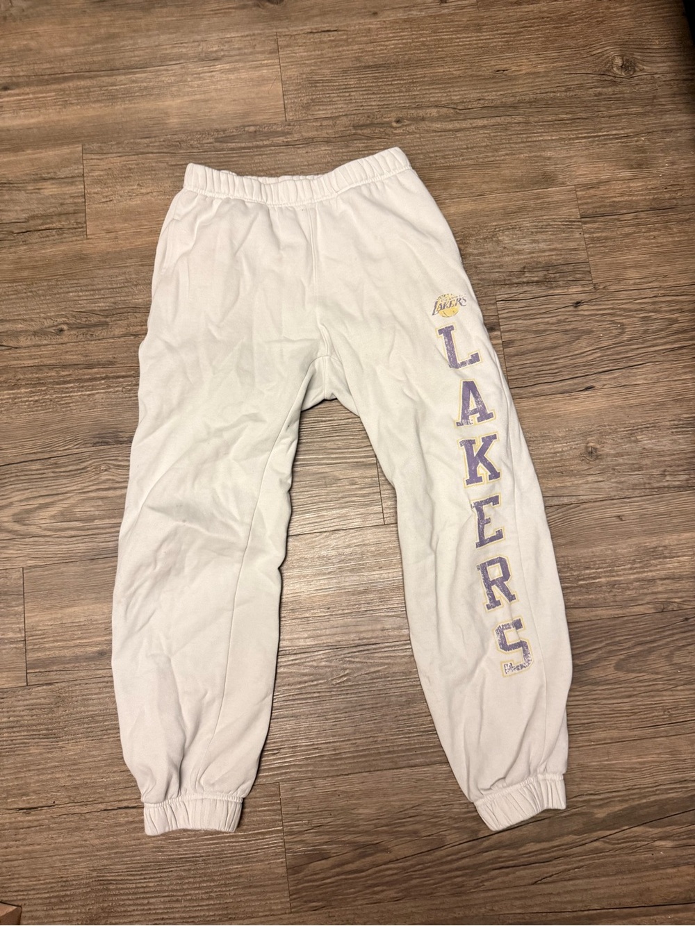 Los Angeles Lakers White Sweat Joggers